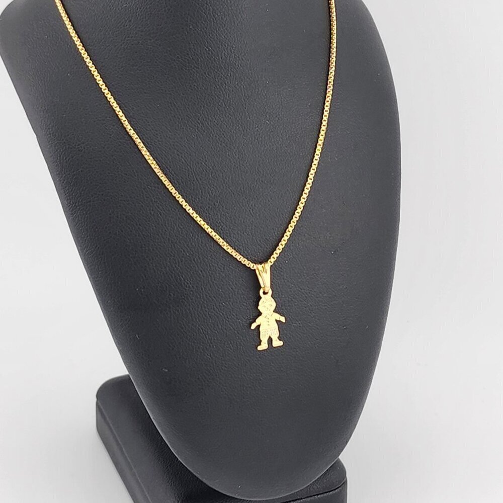 Brand New Brazilian 18k Gold Filled Boy Necklace